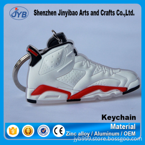 cheap price soft pvc e-co basketball sports jordan shoes keyring